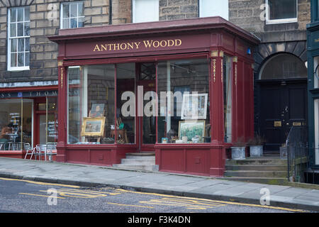 Anthony Woodd Gallery - Dundas Street, Edimburgo, Scozia, Regno Unito Foto Stock