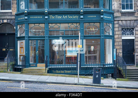 La raffinata arte della società su Dundas Street - Edimburgo, Scozia, Regno Unito Foto Stock