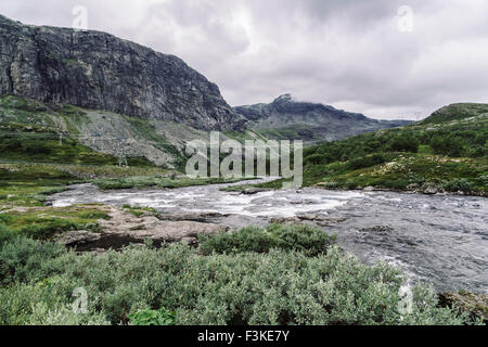 Urevassfjorden, Hol (Buskerod), Norvegia Foto Stock