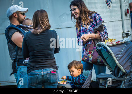 Manheim, Pennsylvania, USA. Lancaster County, ultimo della caduta fiere che celebra lo spirito comunitario la produzione agricola, animali e buoni alimenti. Credito: creativa collezione TOLBERT FOTO/Alamy Live News Foto Stock