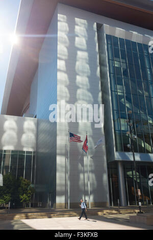 La musica nel centro di Nashville Tennessee TN Foto Stock