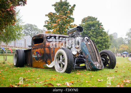 1936 Chevrolet pick up asta di ratto a Prescott hill climb evento. Gloucestershire, Inghilterra Foto Stock