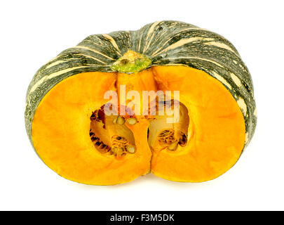 Isolato arancione zucca kent Foto Stock