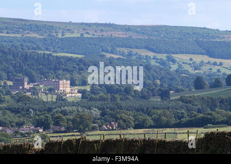 Chatsworth House, Derbyshire, England, Regno Unito Foto Stock