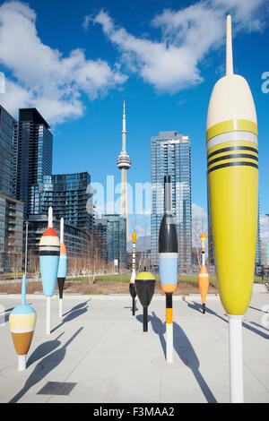 Pole,Scultura,Toronto,installazione artistica Foto Stock