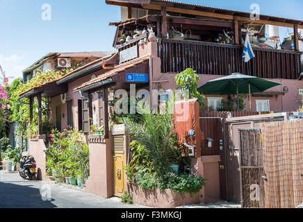 Neve Tzedek a Tel Aviv Foto Stock