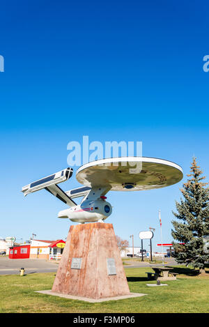 L'astronave Enterprise, Vulcan, Alberta Canada Foto Stock