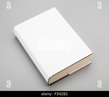 Spessore libro bianco con coperchio bianco Foto Stock