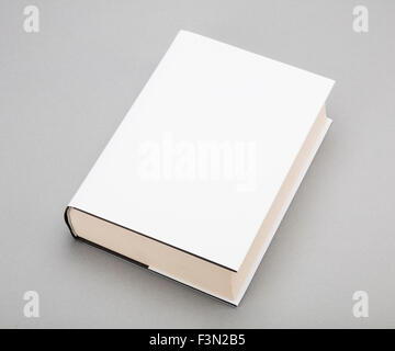 Spessore libro bianco con coperchio bianco Foto Stock