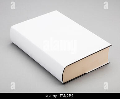 Spessore libro bianco con coperchio bianco Foto Stock