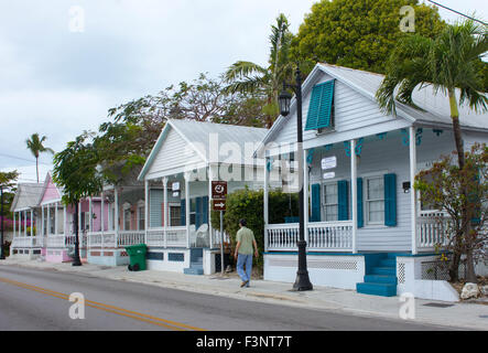 Duval Street a Key West, Florida, Stati Uniti d'America. Foto Stock