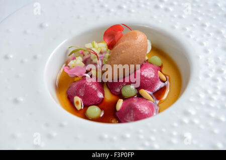 Dessert gourmet Foto Stock