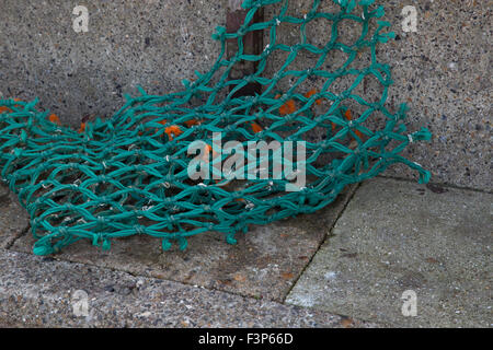 green fishing net bag Foto Stock