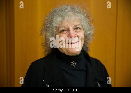Berlino, Germania. Undicesimo oct, 2015. Biologo israeliano e Nobel Pize-vincitore Ada Yonath, alla settima salute mondiale Vertice di Berlino (Germania), 11 ottobre 2015. Foto: JOERG CARSTENSEN/DPA/Alamy Live News Foto Stock