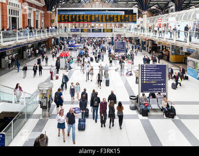 Dalla stazione di Liverpool Street, Londra, Regno Unito Foto Stock