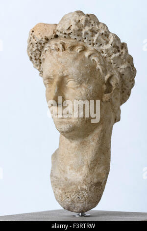 Roma. L'Italia. Ritratto di imperatore romano Vespasiano (9-79 AD). Palazzo Massimo alle Terme. Museo Nazionale Romano. Foto Stock