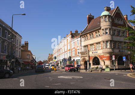 High Street Wimbledon Village London Foto Stock