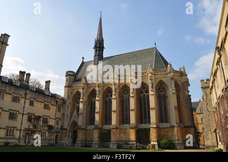 La Cappella di Exeter College di Oxford University Oxford, Inghilterra. Foto Stock