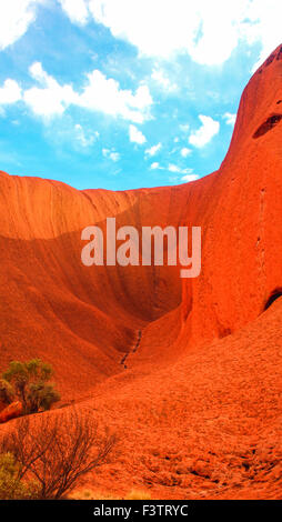 Il Red Rock, Uluru-Katatjuta National Park, Australia Foto Stock