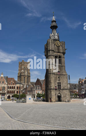 Citytower, Grand Place Bethune Foto Stock