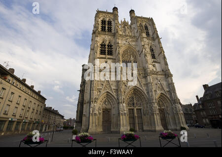 La cattedrale di San Vulfran, Abbeville, Foto Stock