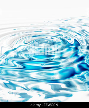 Ondulazioni dell'acqua Foto Stock