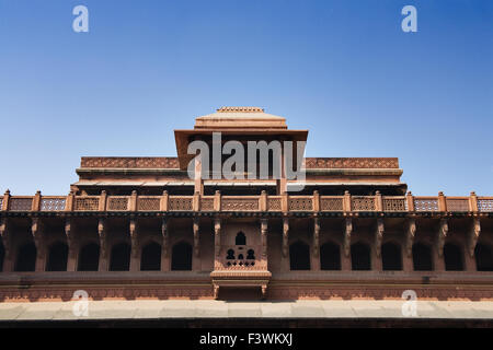 Il Forte Rosso di Agra, Nort India, India, Asia Foto Stock