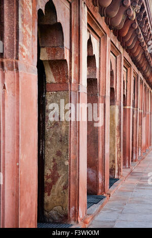 Il Forte Rosso di Agra, Nort India, India, Asia Foto Stock