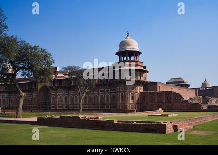 Il Forte Rosso di Agra, Nort India, India, Asia Foto Stock