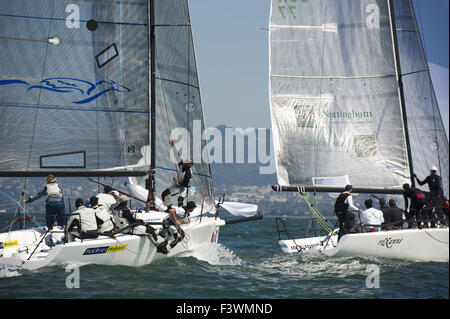 2010 Melges 32 del Campionato del Mondo di gara 7 Foto Stock