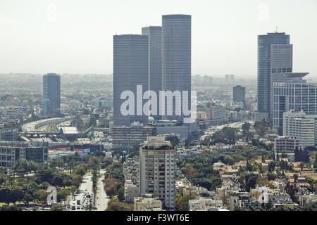 Tel Aviv Cityscape Foto Stock