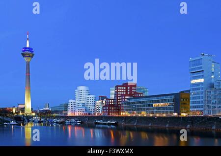 Duesseldorf Media Harbour Foto Stock