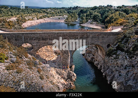 Pont du Diable Foto Stock