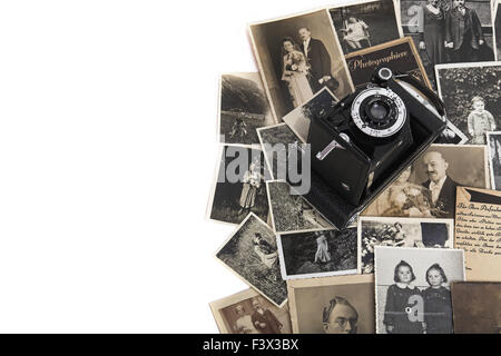 Fotografie di nostalgico e roll telecamera cinematografica Foto Stock