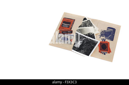 Fotografie di nostalgico e sacchi di foto Foto Stock