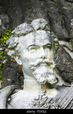 Monumento di Ludwig II di Baviera Foto Stock