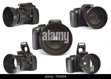 Fotocamera reflex digitale a obiettivo singolo Foto Stock