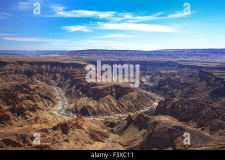 Fish River Canyon in Namibia Foto Stock