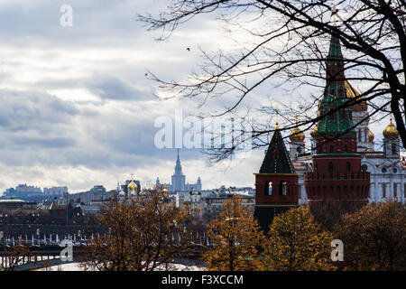 Vista dal Cremlino a ovest Foto Stock
