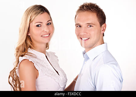 Coppie felici Foto Stock