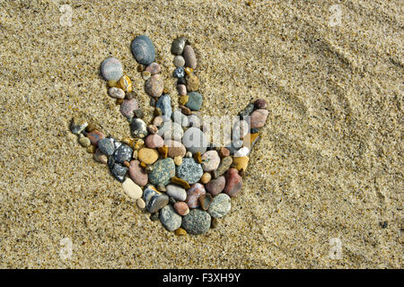 IV di pietra della mano. Foto Stock