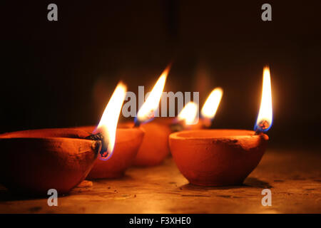 Lampade a olio Foto Stock