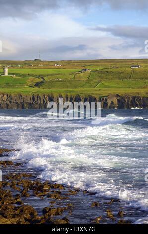 Grande costa vicino a Doolin Foto Stock