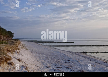 Spiaggia di Hiddensee Foto Stock