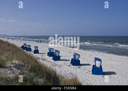 Spiaggia di Hiddensee Foto Stock