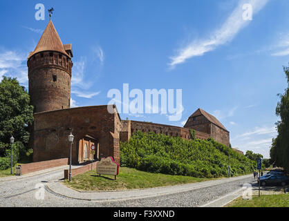Torre della prigione, Castello Tangermuende, Germania Foto Stock