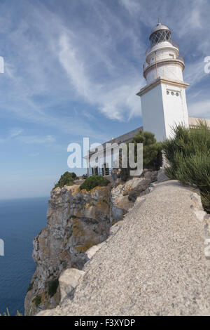 Formentor faro, Maiorca Foto Stock