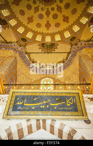 In Hagia Sophia in Istanbul Foto Stock