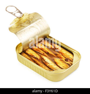 Tincan aperto Foto Stock