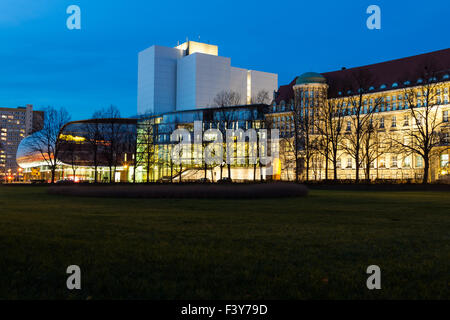 Biblioteca nazionale tedesca, Lipsia, Sassonia Foto Stock